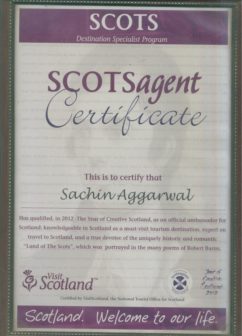 Scotland Travel Specialist Certificate